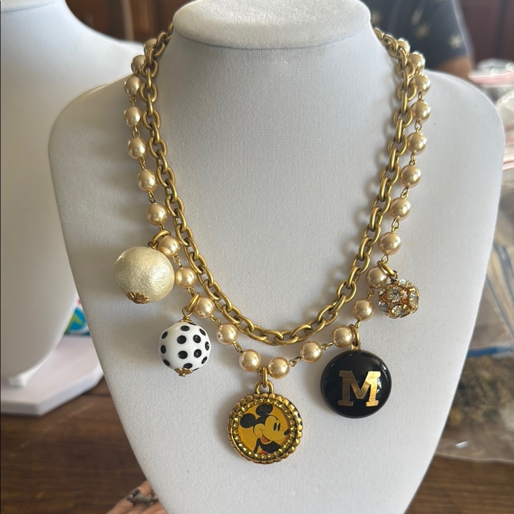 Maximal Art by John Wind Disney Fashion Pearl Charm Necklace (Retired)